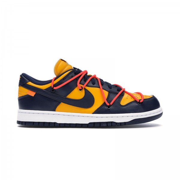 Nike Dunk Low Off-White Gold / Navy